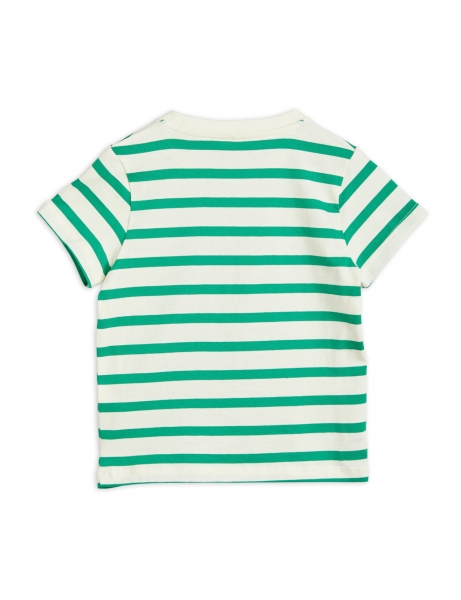 MINI RODINI T-Shirt Panther Patch - green